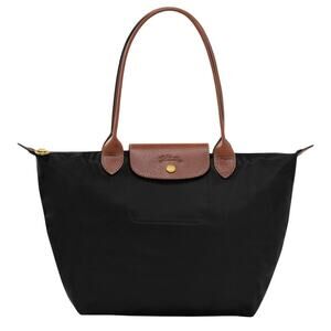 Longchamp Le Pliage Original M Tote Bag Black Canvas Classic Minimal Designer